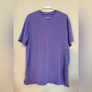 Tommy Bahama Men's Lavender V-Neck Tee